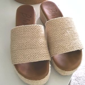 Blowfish espadrille slides